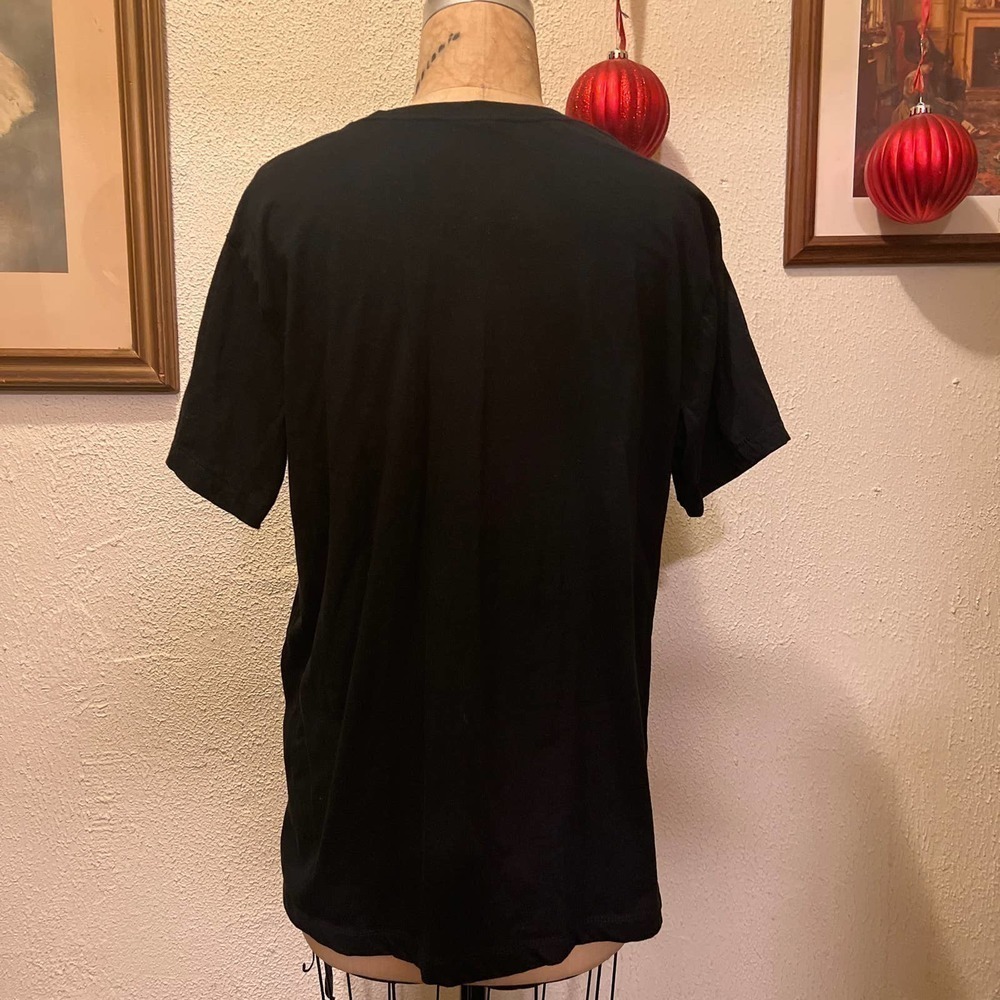 Women's Minnie Mouse Black Crew Neck T-shirt Size XL - Picture 7 of 10